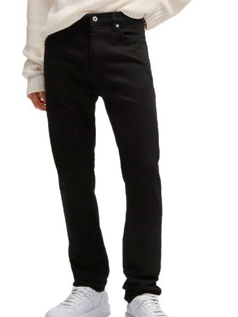 HUGO Boss Men Size W32xL32 Black Denim Ash Slim Fit Jeans NWT